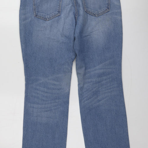 Gap Womens Blue  Cotton Capri Jeans Size 10 L26 in Regular