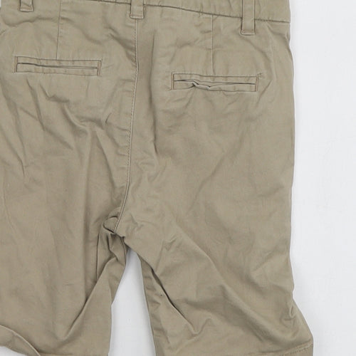 M&S Boys Beige  Cotton Chino Shorts Size 5-6 Years  Regular