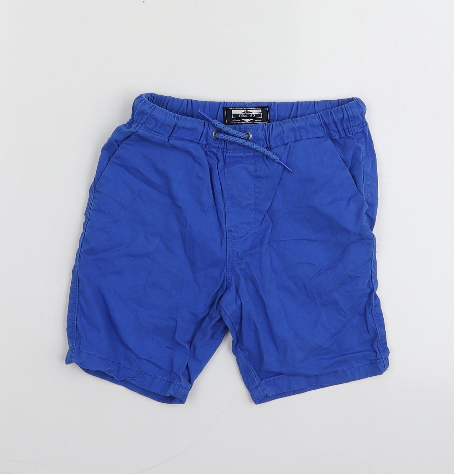 NEXT Boys Blue  Cotton Chino Shorts Size 5-6 Years  Regular