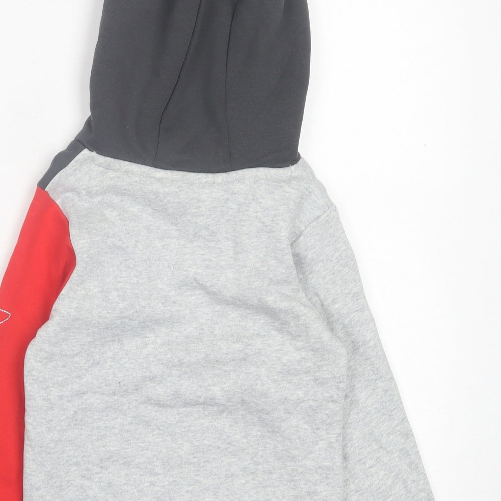 Marks and Spencer Boys Grey  Cotton Pullover Hoodie Size 3-4 Years  Pullover - Mickey Mouse