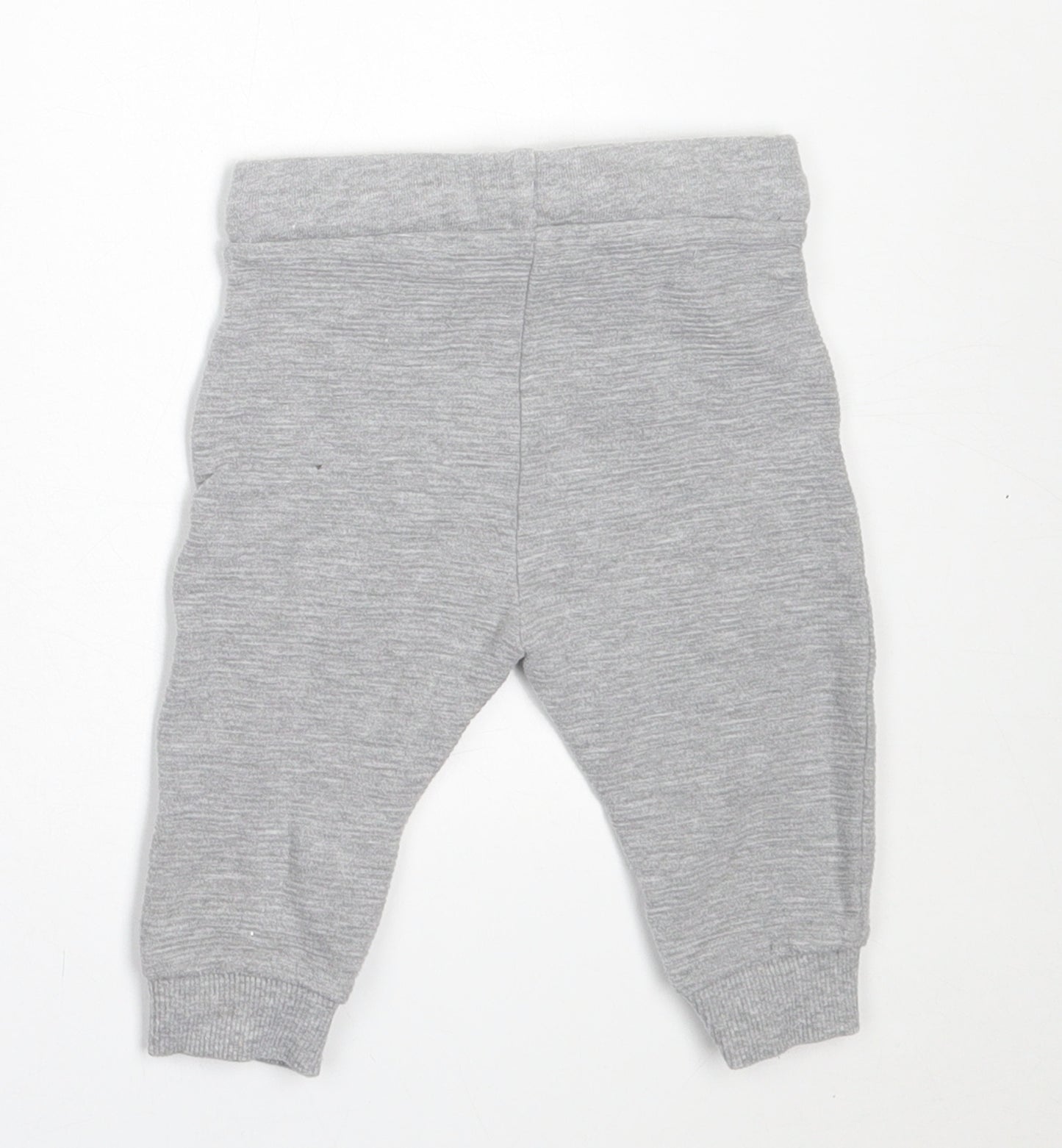 F&F Boys Grey  Cotton Jogger Trousers Size 3-6 Months  Pullover