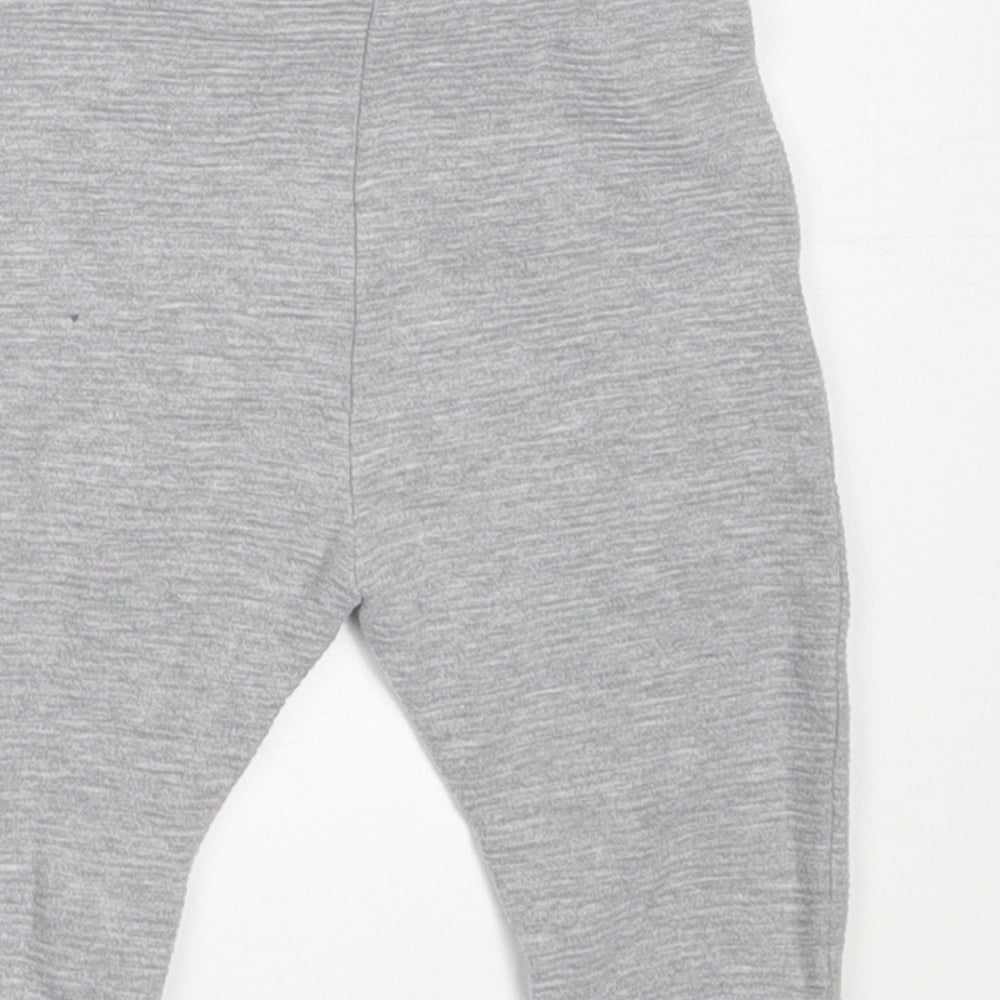 F&F Boys Grey  Cotton Jogger Trousers Size 3-6 Months  Pullover