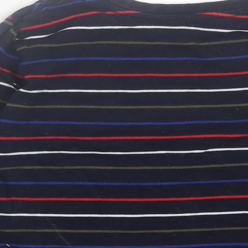 Primark Boys Multicoloured Striped Cotton Basic Casual Size 2 Years Crew Neck Pullover