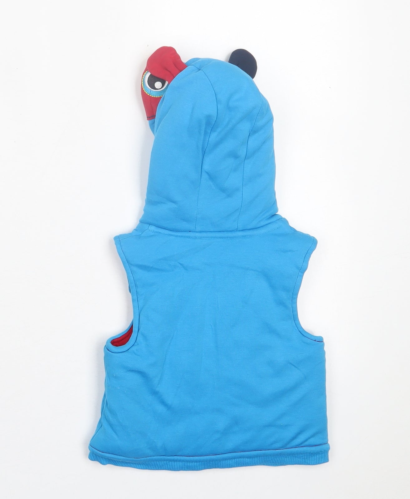 George Boys Blue   Gilet Jacket Size 6-9 Months   Zip