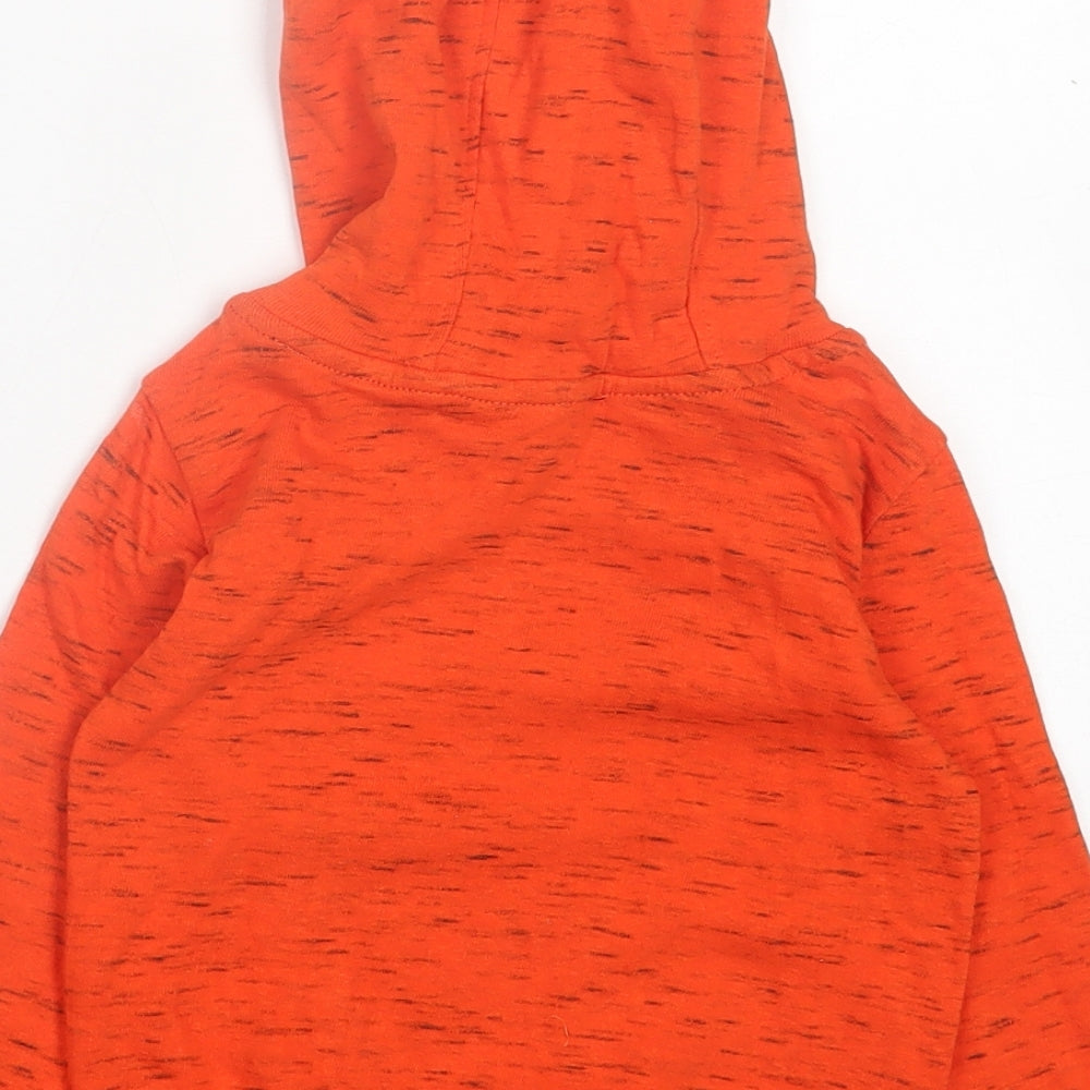George Boys Orange  Cotton Pullover Hoodie Size 2 Years  Pullover - Cool like Dad
