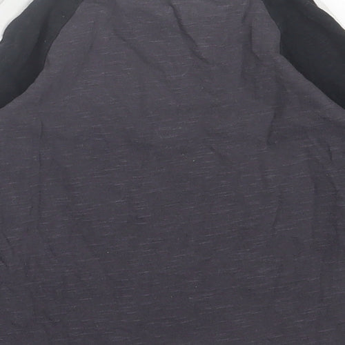 Mothercare Boys Grey  Cotton Basic Casual Size 12-18 Months Crew Neck Pullover