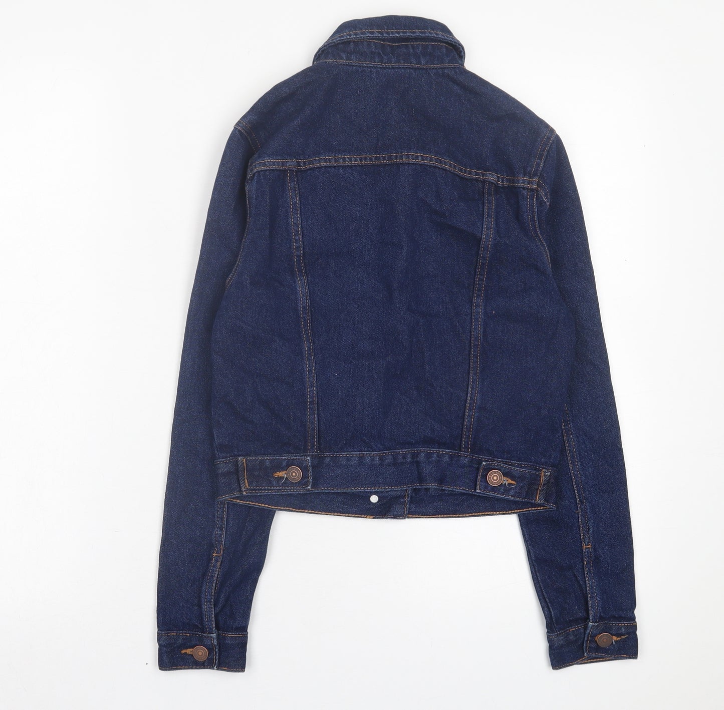 New Look Womens Blue   Jacket  Size 6  Button