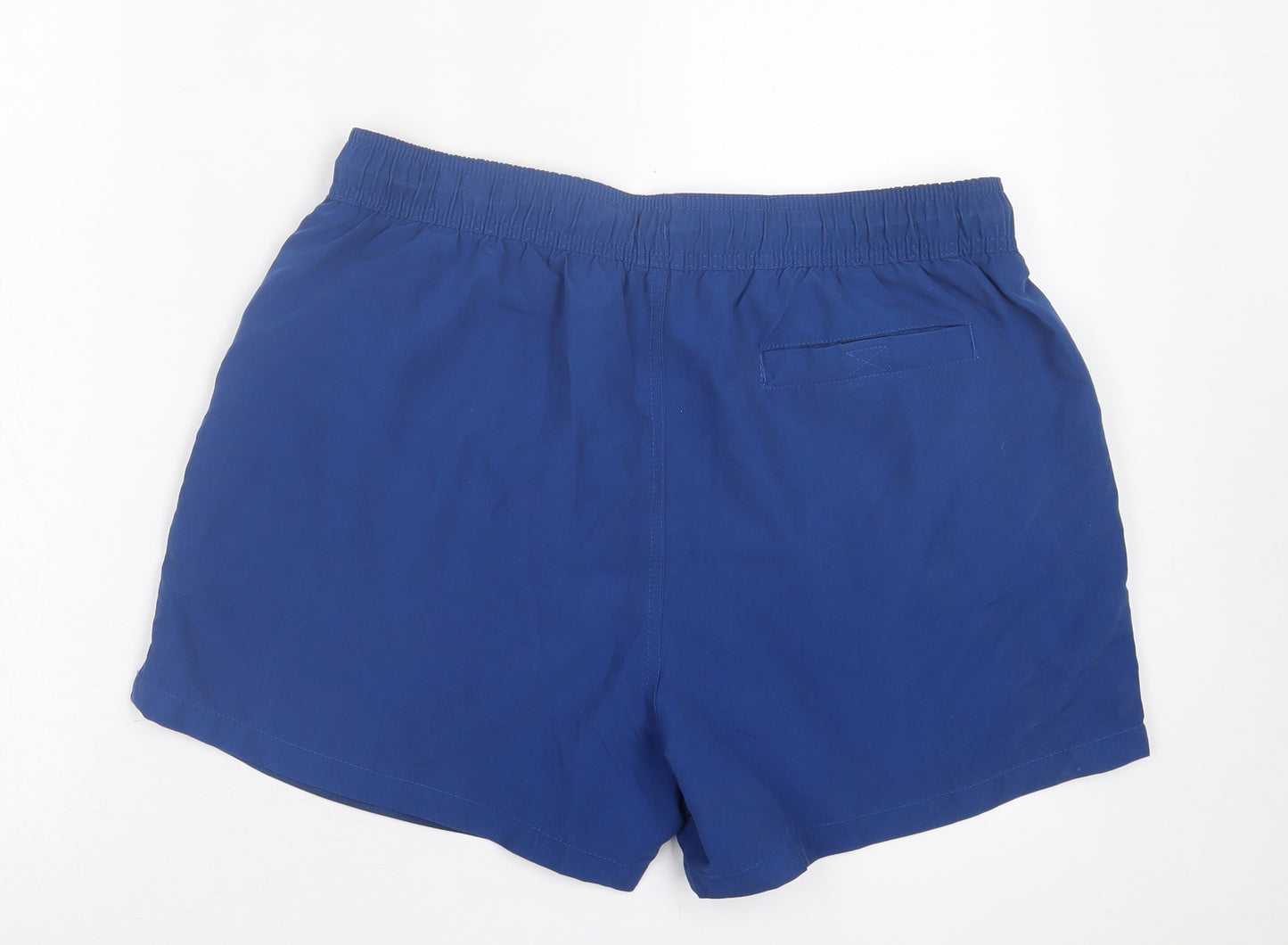 Very Mens Blue  Polyester Sweat Shorts Size L L6 in Regular Tie