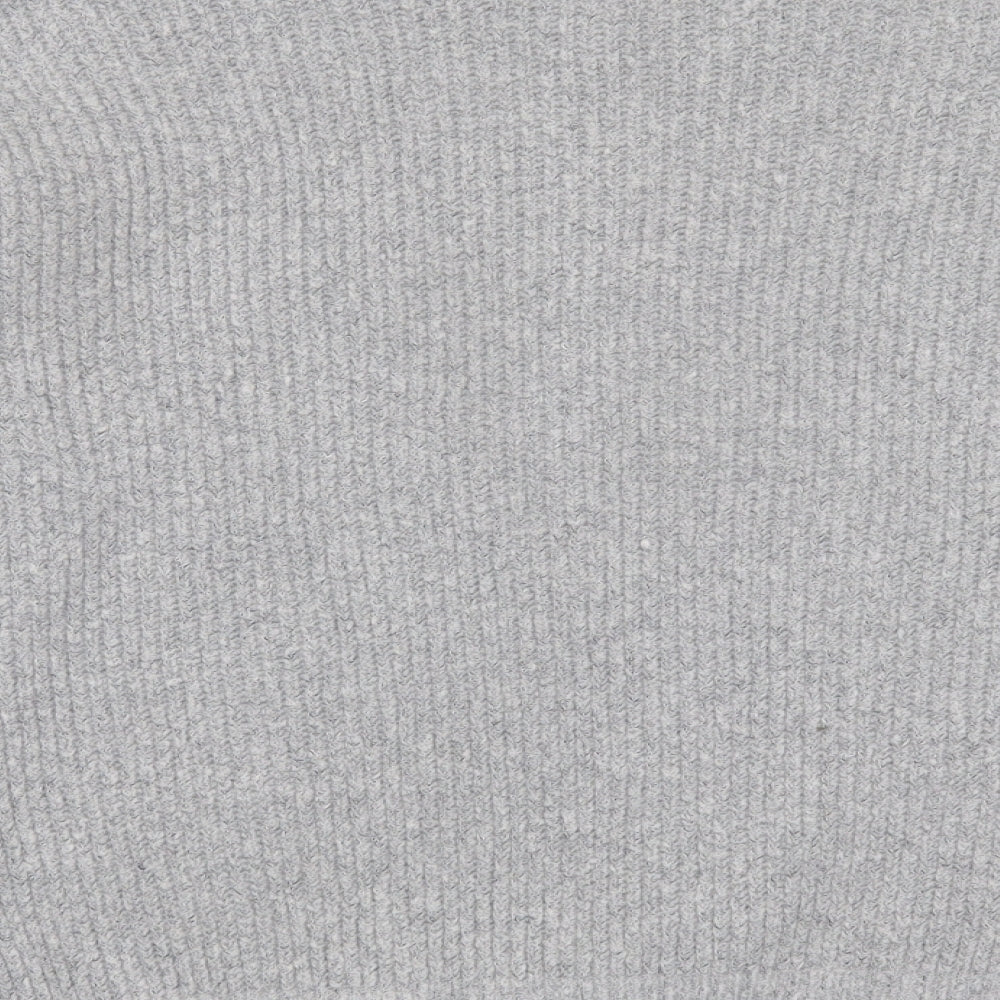 Miss Selfridge Womens Grey High Neck  Acrylic Pullover Jumper Size 8
