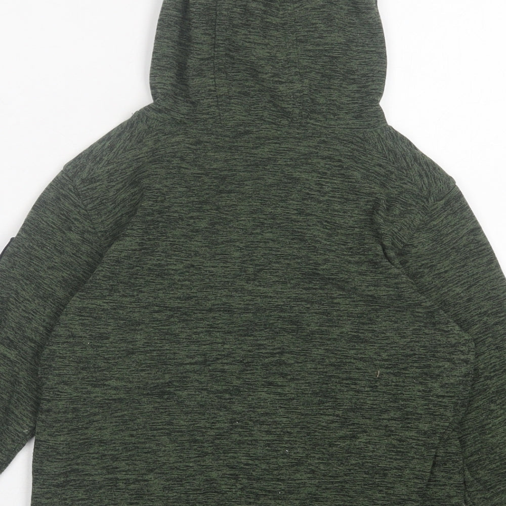 Regatta Boys Green  Cotton Pullover Hoodie Size 5-6 Years  Pullover