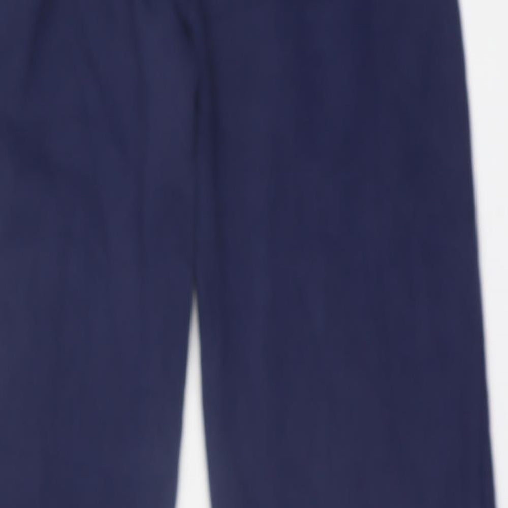 Canterbury Mens Blue  Cotton Jogger Trousers Size L L31 in Regular Tie - Irish Football Association