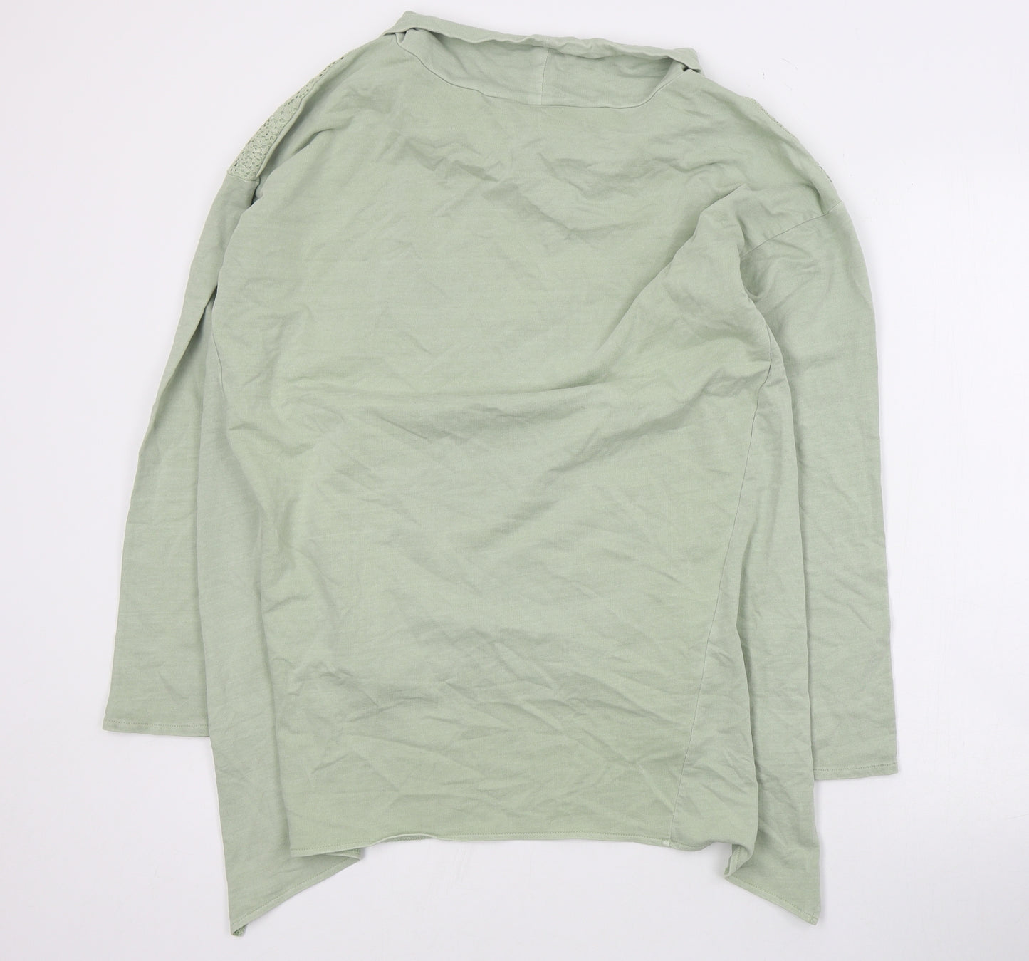 Preworn Womens Green  Cotton Pullover Sweatshirt Size M  Pullover