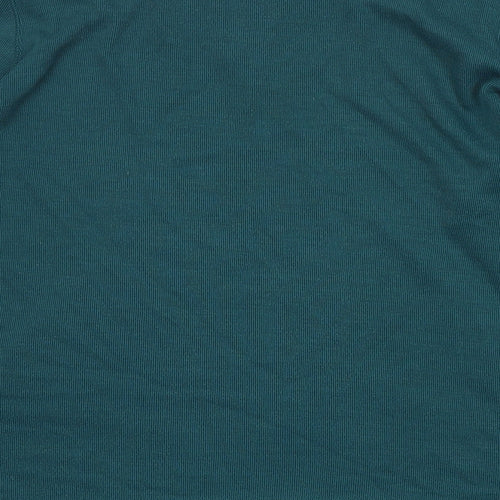 Bonmarchr Womens Green Round Neck  Polyester Henley Jumper Size L