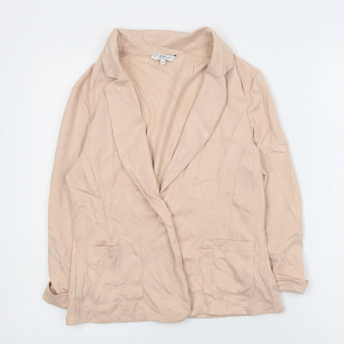 New Look Womens Pink   Jacket Blazer Size 12  Button