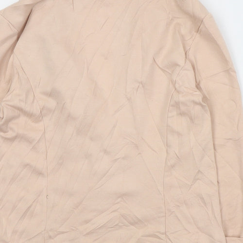 New Look Womens Pink   Jacket Blazer Size 12  Button