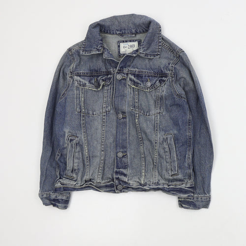 Place Womens Blue   Jacket  Size 10  Button - 10/12