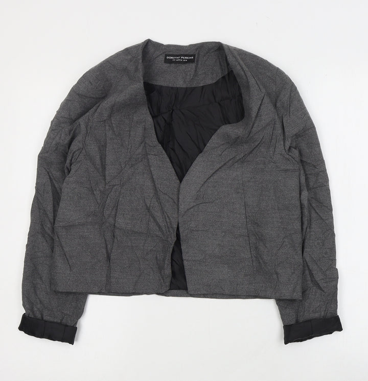 Dorothy Perkins Womens Grey   Jacket Blazer Size 10