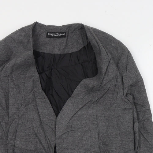 Dorothy Perkins Womens Grey   Jacket Blazer Size 10