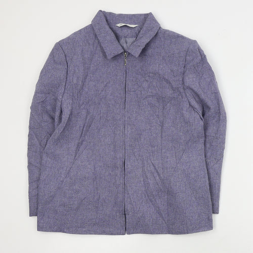 BHS Womens Blue   Jacket  Size 16  Zip