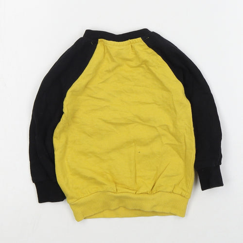Batman Baby Black  Cotton Pullover Jumper Size 12-18 Months  Snap - Batman