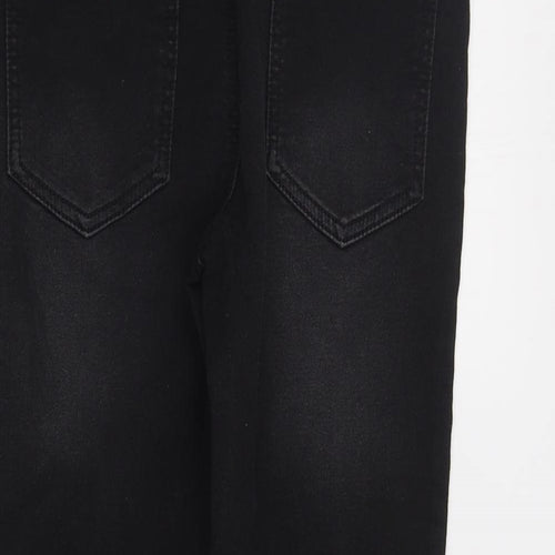 NEXT Boys Black  Cotton Skinny Jeans Size 9 Months  Regular Drawstring