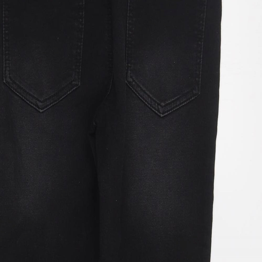 NEXT Boys Black  Cotton Skinny Jeans Size 9 Months  Regular Drawstring
