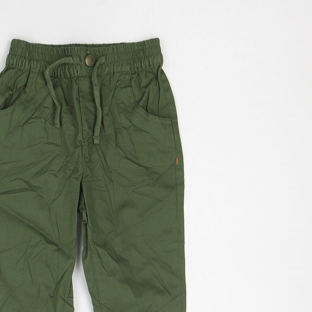 TEX Baby Green  Cotton Cropped Trousers Size 18 Months  Pullover