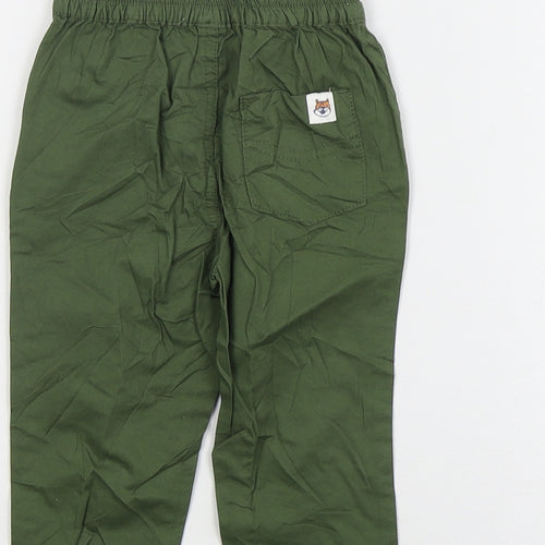 TEX Baby Green  Cotton Cropped Trousers Size 18 Months  Pullover