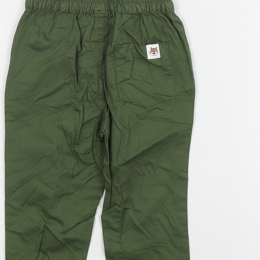 TEX Baby Green  Cotton Cropped Trousers Size 18 Months  Pullover