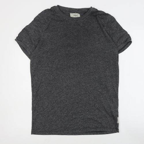 Produkt Mens Grey  Cotton  T-Shirt Size S Crew Neck