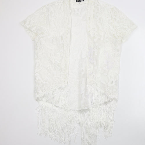 ASOS Womens Ivory   Kimono Jacket Size 8