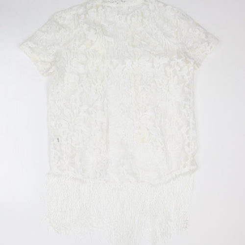 ASOS Womens Ivory   Kimono Jacket Size 8