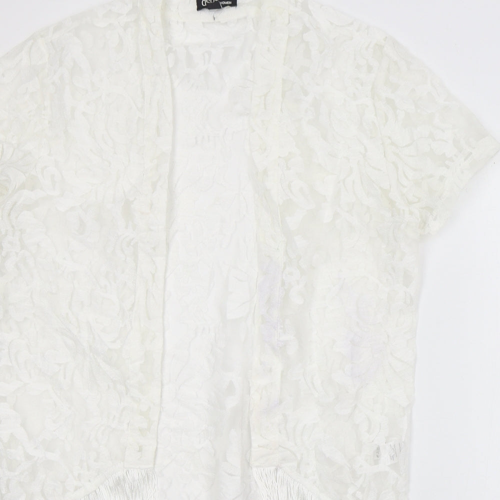 ASOS Womens Ivory   Kimono Jacket Size 8