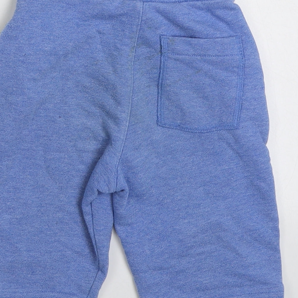 TU Boys Blue  Cotton Jogger Trousers Size 3 Years  Regular Tie