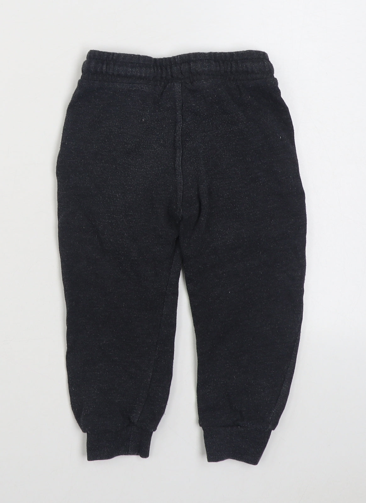 F&F Boys Grey  Cotton Jogger Trousers Size 2-3 Years  Regular Tie
