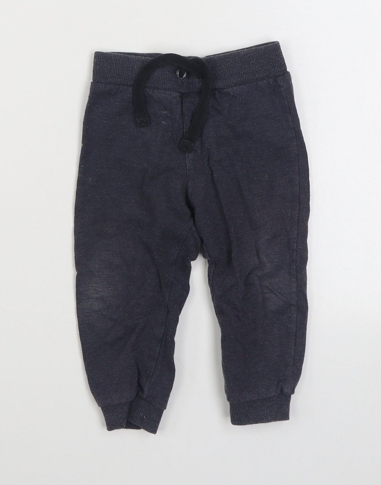 Cango Boys Blue  Cotton Jogger Trousers Size 2-3 Years  Regular Tie