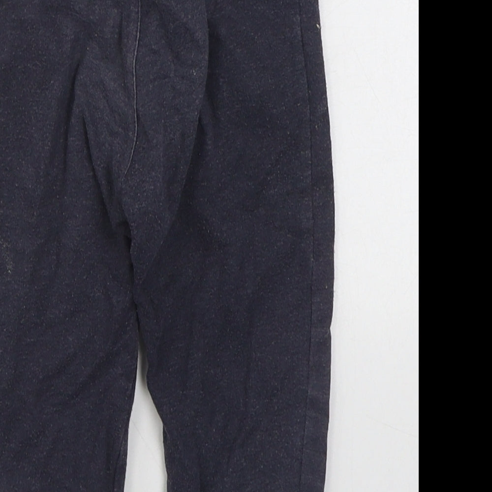 Cango Boys Blue  Cotton Jogger Trousers Size 2-3 Years  Regular Tie