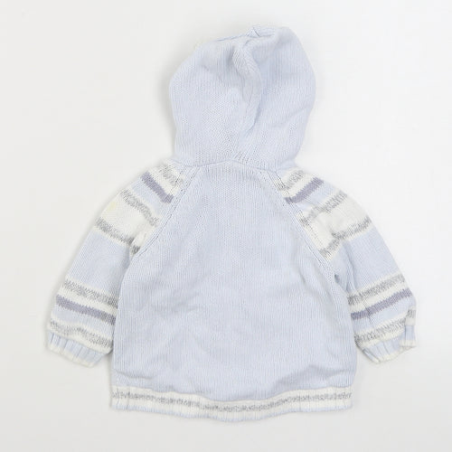 George Boys Blue   Jacket Coatigan Size 36 Months   Zip
