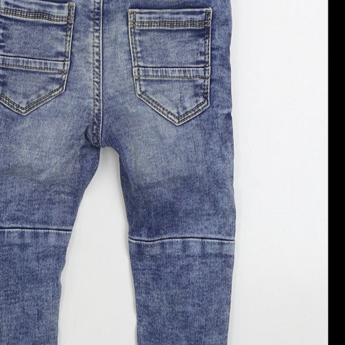 NEXT Boys Blue  Cotton Jogger Jeans Size 9 Months