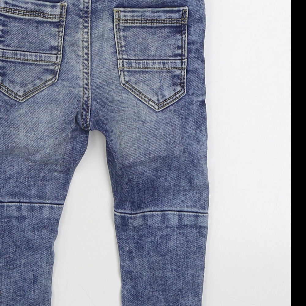 NEXT Boys Blue  Cotton Jogger Jeans Size 9 Months