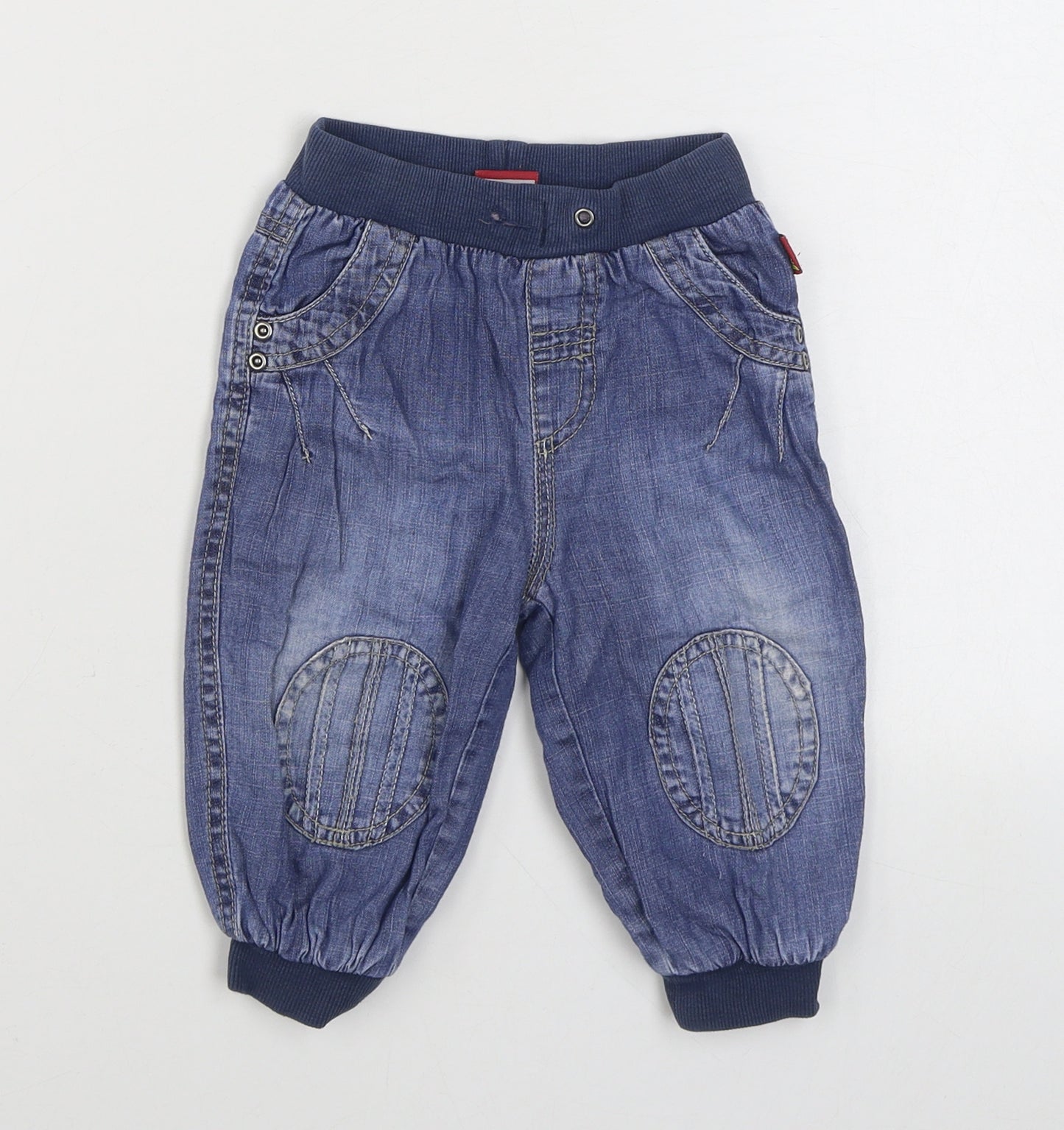Bamse Boys Blue  Polyester Jogger Jeans Size 9-12 Months  Pullover