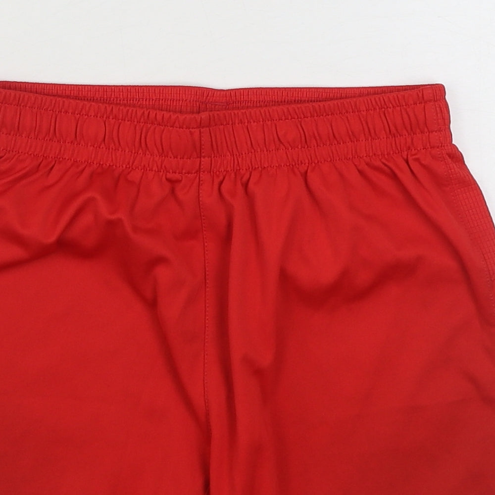 New Balance Boys Red  Polyester Sweat Shorts Size 9 Years  Regular