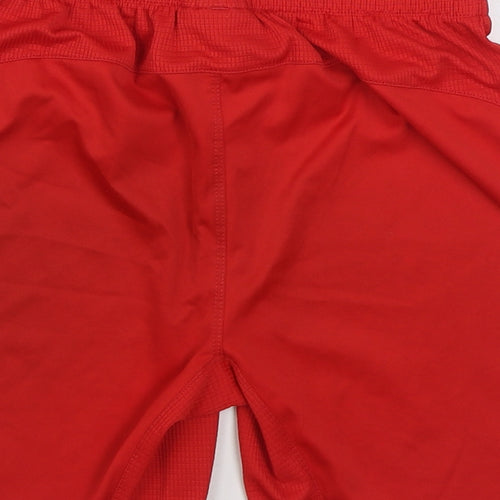 New Balance Boys Red  Polyester Sweat Shorts Size 9 Years  Regular