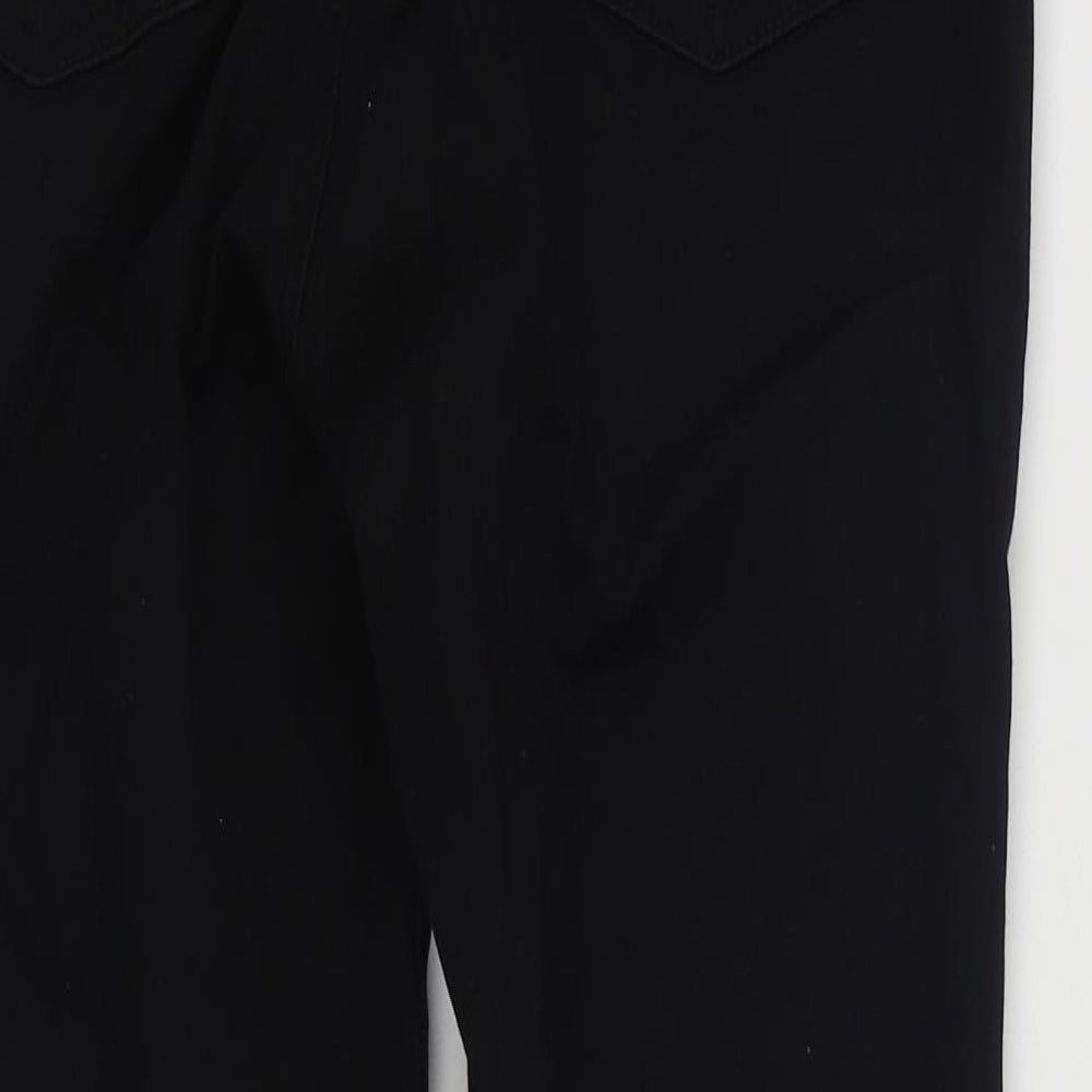 TU Womens Black  Cotton Skinny Jeans Size 12 L27 in Regular Zip