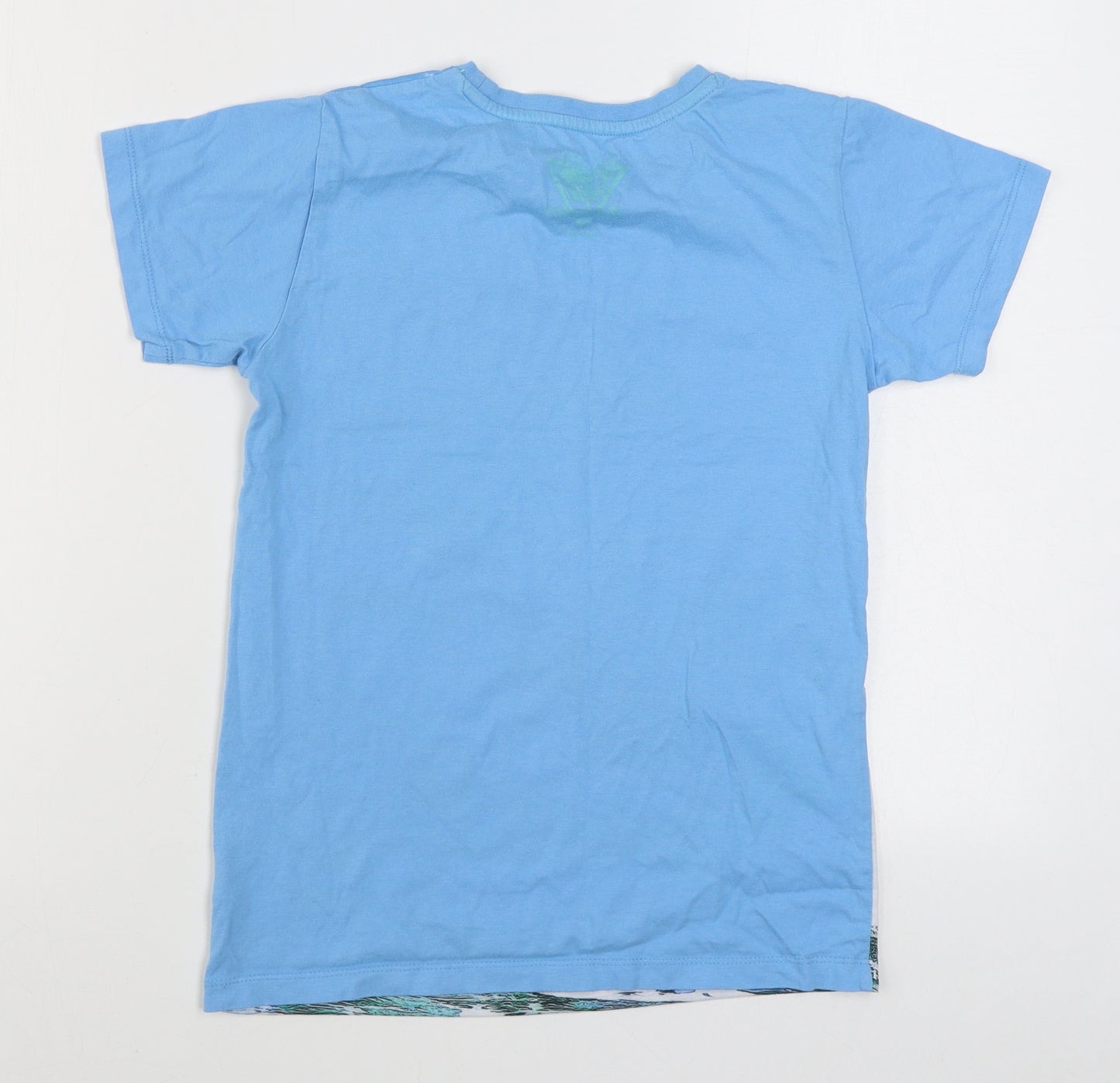 Matalan Boys Blue  Polyester Basic T-Shirt Size 11 Years Round Neck Pullover