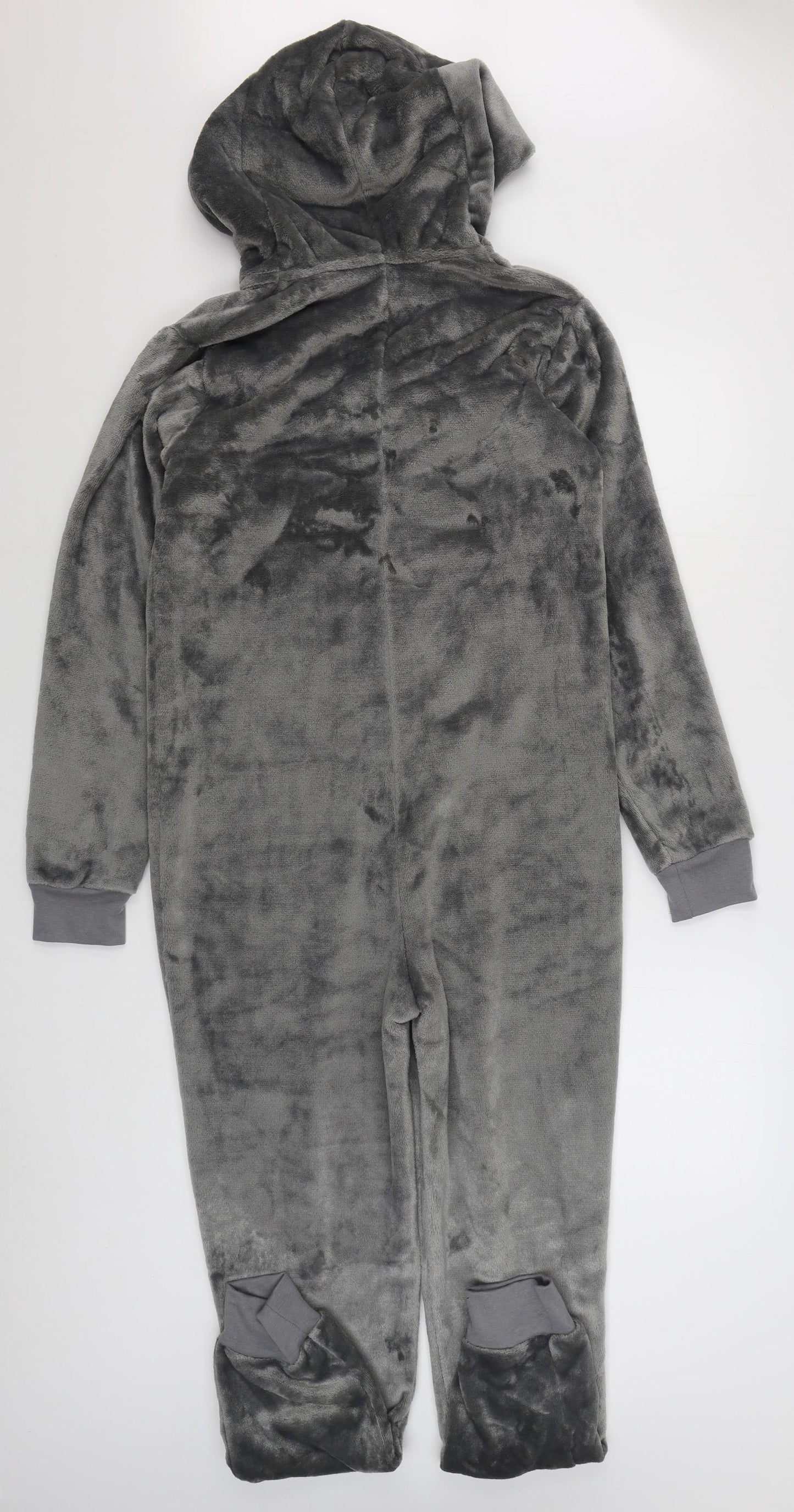 NSPCC Womens Grey Solid Polyester Top One Piece Size 10  Zip