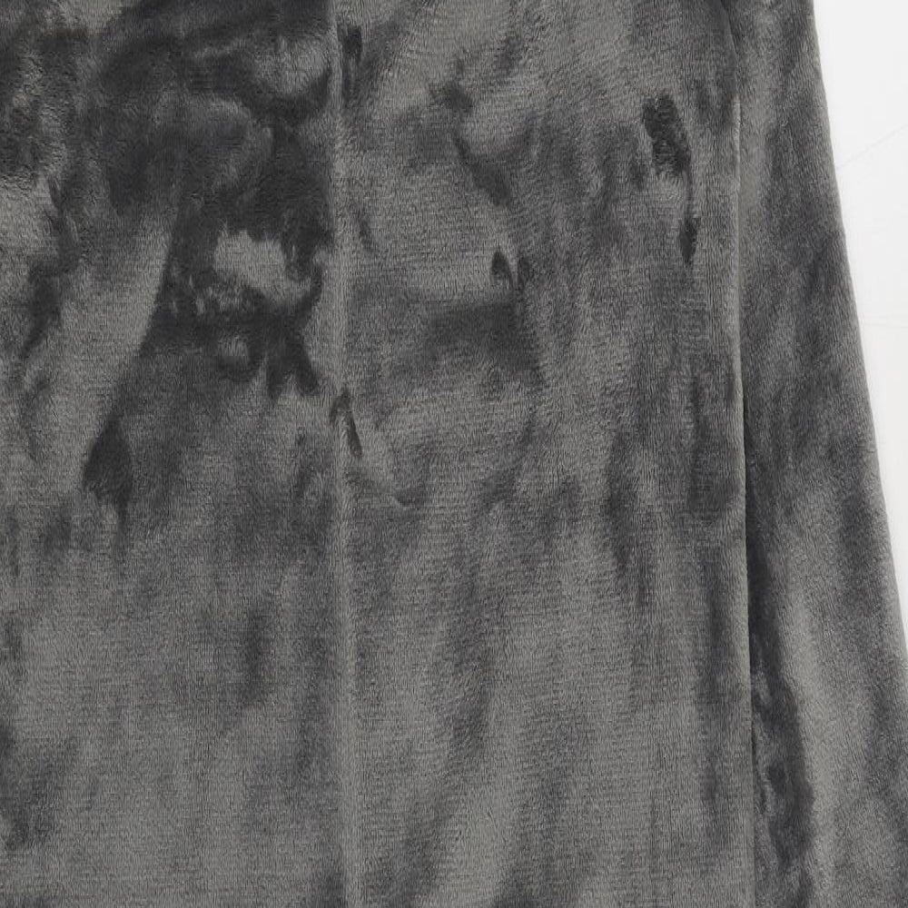 NSPCC Womens Grey Solid Polyester Top One Piece Size 10  Zip