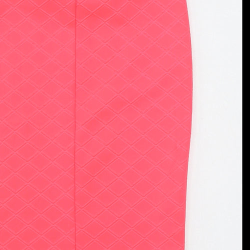 Dunnes Stores Womens Pink  Polyester Straight & Pencil Skirt Size S