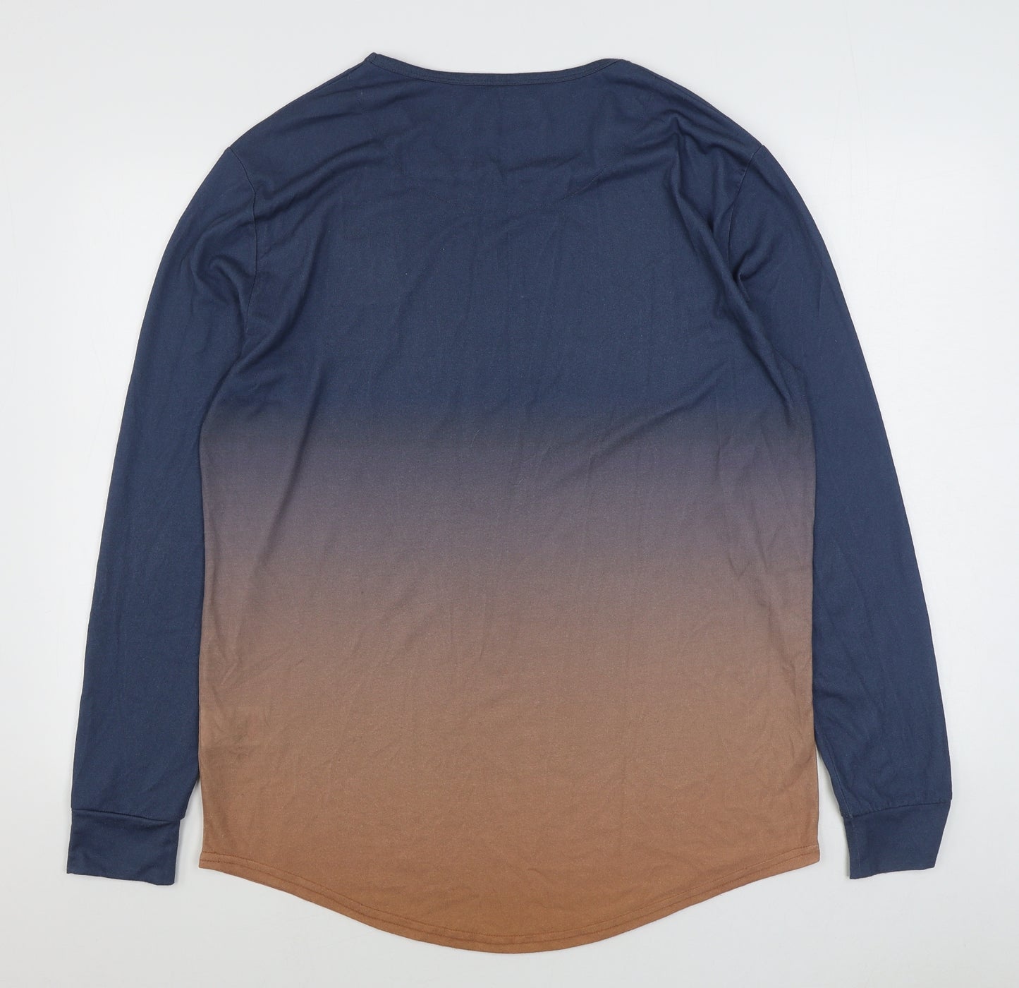 Silkskin Mens Multicoloured  Polyester  T-Shirt Size XL Round Neck