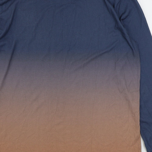 Silkskin Mens Multicoloured  Polyester  T-Shirt Size XL Round Neck
